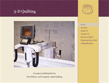 Tablet Screenshot of 3-dquilting.com